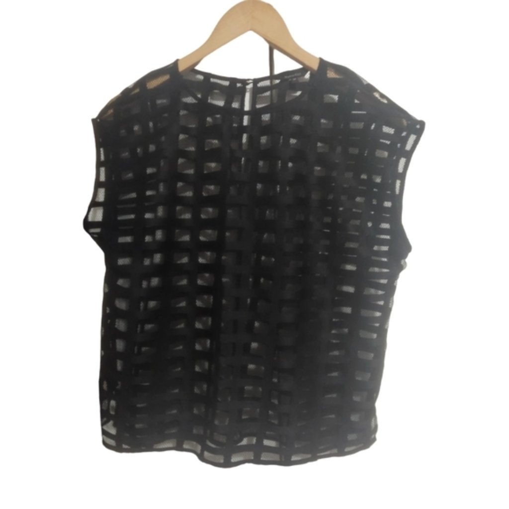 Rw&Co. Mesh Blouse Small/Medium
